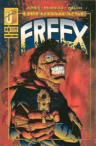 Freex Up Against The Wall |  Issue#5A | Year:1993 | Series:  | Pub: Malibu Comics | Direct Edition