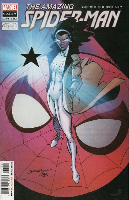 The Amazing Spider-Man, Vol. 5 Beyond, "Beyond: Tie-In" |  Issue#92.BEY-A | Year:2022 | Series: Spider-Man | Pub: Marvel Comics | Mark Bagley Regular Cover