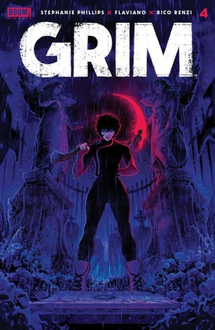 Grim All on Black |  Issue#4A | Year:2022 | Series:  | Pub: Boom! Studios | Flaviano Armentaro Regular