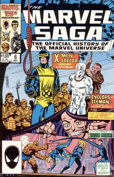 The Marvel Saga Love, Hate...and Sacrifice |  Issue#6A | Year:1986 | Series:  | Pub: Marvel Comics | Direct Edition