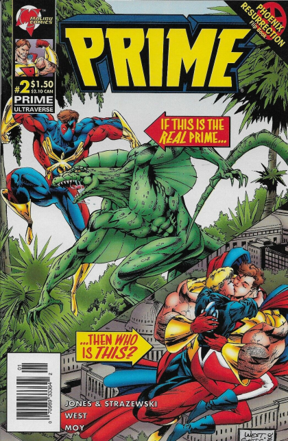 Prime, Vol. 2 The Phoenix Resurrection, ...And You Make Your Choice / The Phoenix Resurrection: Chapter 1 |  Issue#2C | Year:1995 | Series:  | Pub: Malibu Comics | Newsstand Edition