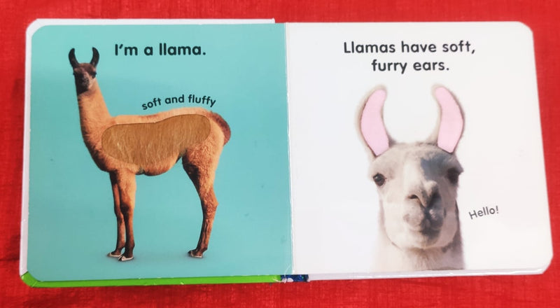 Baby Touch and Feel Llama | Touch & Feel  Book | For 0-2 Years Old | Board Book | SKU: 2405_101_A102