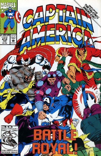 Captain America, Vol. 1 Disguise The Limit |  Issue#412A | Year:1993 | Series: Captain America | Pub: Marvel Comics |