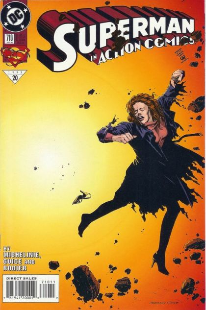 Action Comics, Vol. 1 Death of Clark Kent, Part 2; Men Of Different Mettle |  Issue#710A | Year:1995 | Series:  | Pub: DC Comics | Direct Edition