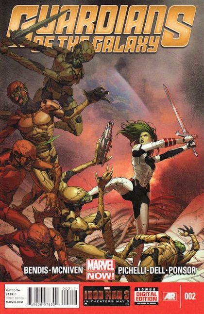 Guardians of the Galaxy, Vol. 3  |  Issue#2A | Year:2013 | Series: Guardians of the Galaxy | Pub: Marvel Comics | Regular Steve McNiven Cover