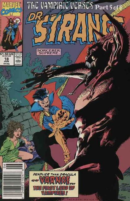 Doctor Strange: Sorcerer Supreme, Vol. 1 The Vampiric Verses, Part 5: Blood is Thicker... |  Issue#18 | Year:1990 | Series: Doctor Strange | Pub: Marvel Comics |
