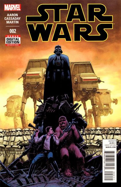 Star Wars, Vol. 2 (Marvel) Skywalker Strikes |  Issue#2A | Year:2015 | Series: Star Wars | Pub: Marvel Comics | John Cassaday Regular