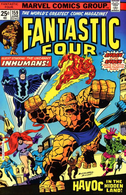 Fantastic Four, Vol. 1 Havok In The Hidden Land |  Issue#159A | Year:1975 | Series: Fantastic Four | Pub: Marvel Comics | Regular Edition
