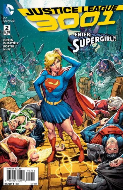 Justice League 3001 Twinkle, Twinkle, Little Starro! |  Issue#2A | Year:2015 | Series:  | Pub: DC Comics | Howard Porter Regular Cover