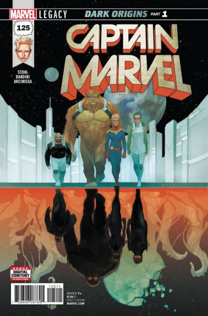 Captain Marvel, Vol. 10 Dark Origins, Part 1 |  Issue#125A | Year:2017 | Series:  | Pub: Marvel Comics | Regular Phil Noto Cover