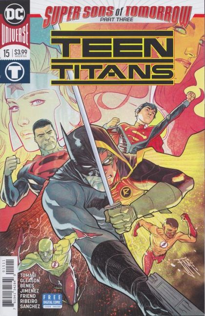 Teen Titans, Vol. 6 Super Sons of Tomorrow - Part 3 |  Issue#15A | Year:2017 | Series:  | Pub: DC Comics | Regular Francis Manapul Cover