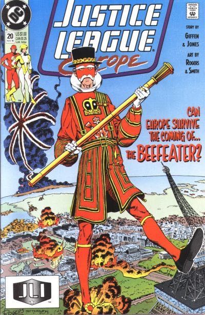 Justice League Europe / International Rue Britannia |  Issue#20A | Year:1990 | Series: JLA | Pub: DC Comics |