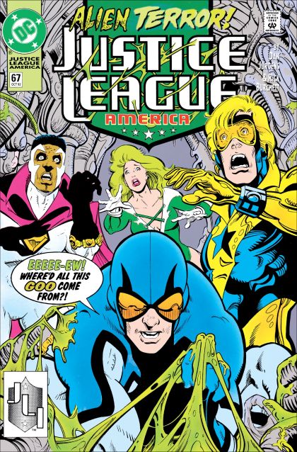 Justice League / International / America Transitions, Transmissions And Transactions |  Issue#67A | Year:1992 | Series: Justice League | Pub: DC Comics | Direct Edition