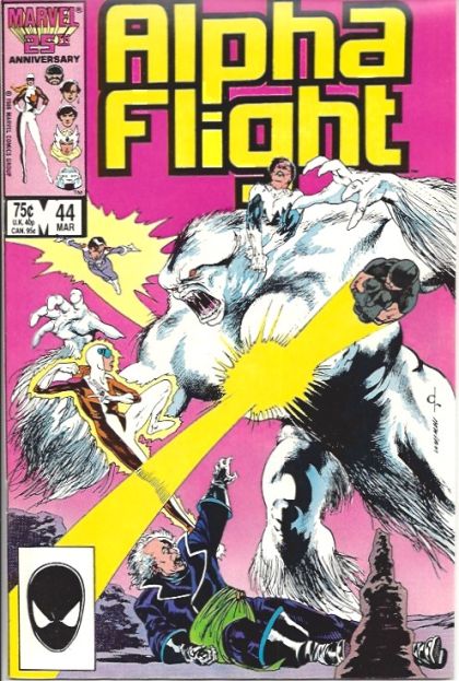 Alpha Flight, Vol. 1 Plague! |  Issue#44A | Year:1987 | Series: Alpha Flight | Pub: Marvel Comics | Direct Edition