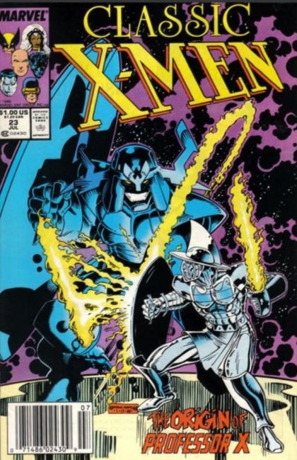 X-Men Classic Psi-War / Nightcrawler's High Adventure |  Issue#23B | Year:1988 | Series: X-Men | Pub: Marvel Comics | Newsstand Edition