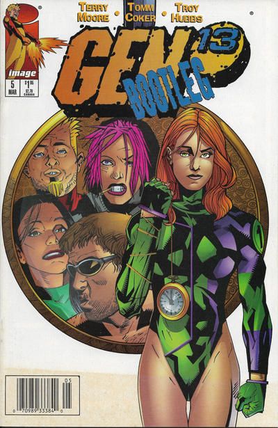 Gen 13: Bootleg Timeslick, Part 1 |  Issue#5B | Year:1997 | Series: Gen 13 | Pub: Image Comics | Newsstand Edition
