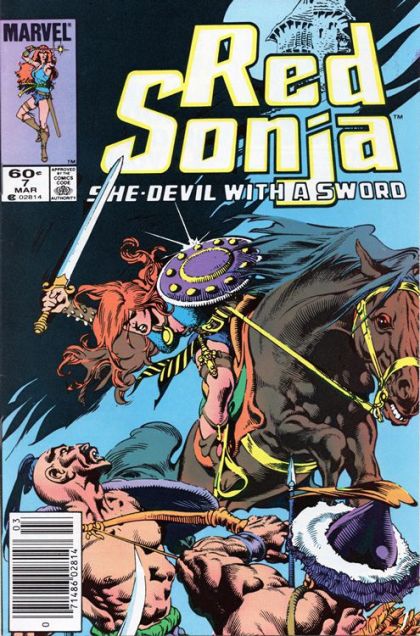Red Sonja, Vol. 3 Harvest! |  Issue#7B | Year:1985 | Series: Red Sonja | Pub: Marvel Comics | Newsstand Edition