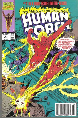 Saga of the Original Human Torch The World on Fire |  Issue#2A | Year:1990 | Series:  | Pub: Marvel Comics |