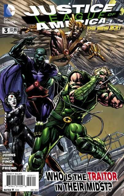 Justice League of America, Vol. 3 World's Most Dangerous, The Forest and the Trees / Missing Pieces |  Issue#3A | Year:2013 | Series: Justice League | Pub: DC Comics | David Finch Regular Cover