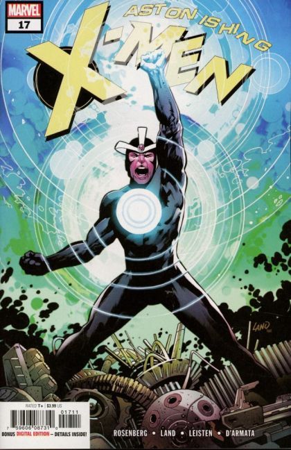 Astonishing X-Men, Vol. 4 Until Our Hearts Stop, Part Five |  Issue#17A | Year:2018 | Series:  | Pub: Marvel Comics | Regular Greg Land Cover