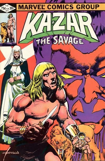 Ka-Zar, Vol. 3 Children of the Damned & Auspicious Beginnings |  Issue#11A | Year:1982 | Series: Ka-Zar | Pub: Marvel Comics | Direct Edition