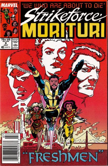 Strikeforce: Morituri Freshmen |  Issue#8B | Year:1987 | Series: Strikeforce: Morituri | Pub: Marvel Comics