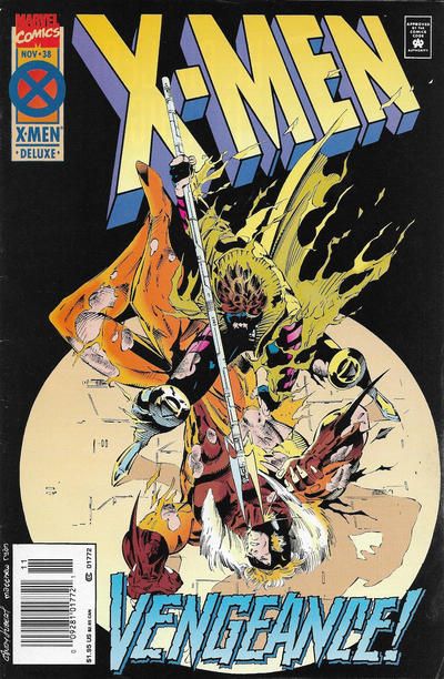 X-Men, Vol. 1 Smoke And Mirrors |  Issue#38C | Year:1994 | Series: X-Men | Pub: Marvel Comics | Deluxe Newsstand Edition
