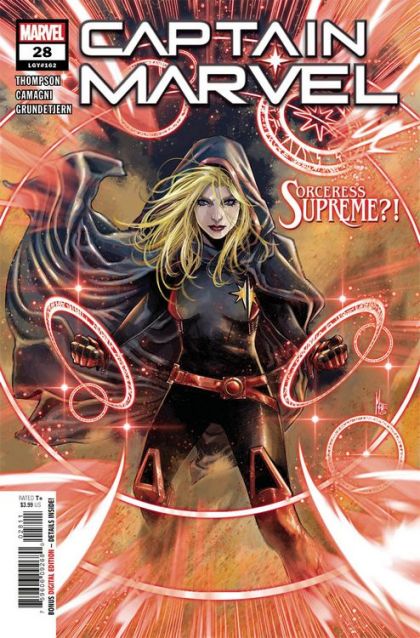Captain Marvel, Vol. 11 Strange Magic, Sorceress Supreme |  Issue#28A | Year:2021 | Series: Captain Marvel | Pub: Marvel Comics | Marco Checchetto Regular