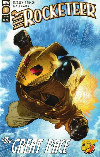 The Rocketeer: The Great Race  |  Issue#1A | Year:2022 | Series:  | Pub: IDW Publishing | Regular Gabriel Rodriguez Cover