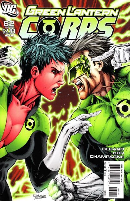 Green Lantern Corps, Vol. 1 Love Is A Battlefield |  Issue#62A | Year:2011 | Series: Green Lantern | Pub: DC Comics | Tyler Kirkham Regular
