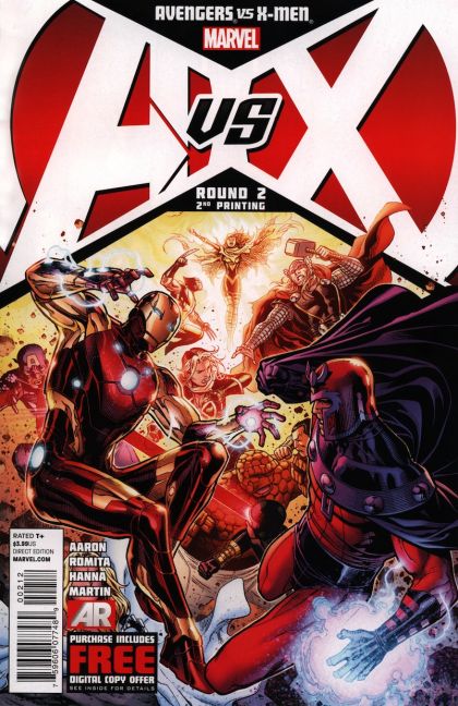 Avengers vs. X-Men Avengers vs. X-Men - Round 2 |  Issue#2I | Year:2012 | Series: Avengers | Pub: Marvel Comics | 2nd Printing Jim Cheung