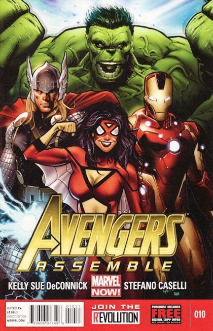 Avengers Assemble, Vol. 2 (2012)  |  Issue#10A | Year:2012 | Series: Avengers | Pub: Marvel Comics | Greg Land Regular Cover