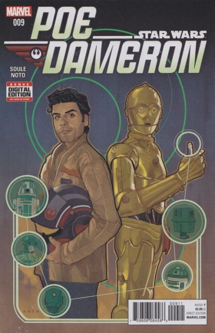 Poe Dameron The Gathering Storm, Part 2 |  Issue#9A | Year:2016 | Series: Star Wars | Pub: Marvel Comics | Regular Phil Noto Cover