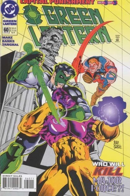 (Signed by RON MARZ) Green Lantern, Vol. 3 Capital Punishment - Capital Punishment part 3 |  Issue#60A | Year:1995 | Series: Green Lantern | Pub: DC Comics | Direct Edition
