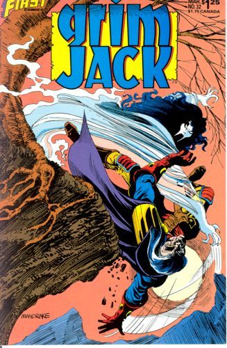 Grimjack Strange Bedfellows / Munden's Bar: Bad Sports |  Issue#32 | Year:1987 | Series: Grimjack | Pub: First Comics |