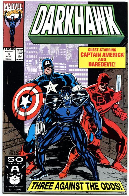 Darkhawk, Vol. 1 Triad |  Issue#6A | Year:1991 | Series: Darkhawk | Pub: Marvel Comics | Direct Edition