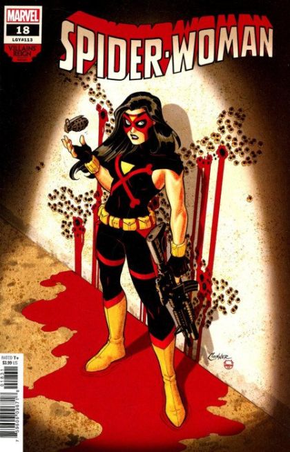 Spider-Woman, Vol. 7 Devil's Reign - The Devil Is in the Details |  Issue#18B | Year:2022 | Series:  | Pub: Marvel Comics | Variant Amanda Conner Villains Reign Cover