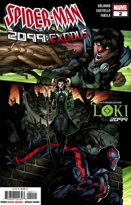 Spider-Man 2099: Exodus Part 2 <two> |  Issue#2A | Year:2022 | Series:  | Pub: Marvel Comics | Regular Ryan Stegman Cover