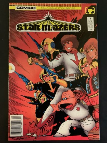 Star Blazers, Vol. 1 Sacrifice! |  Issue#4B | Year:1987 | Series: Star Blazers | Pub: Comico | Newsstand Edition