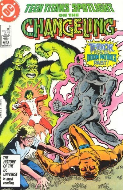 Teen Titans Spotlight Elements of Doom |  Issue#9A | Year:1987 | Series: Teen Titans | Pub: DC Comics | Direct Edition