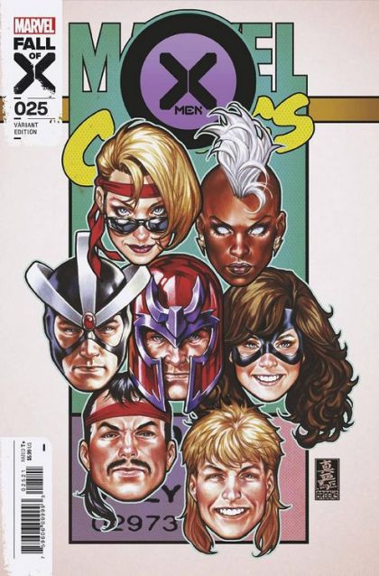 X-Men, Vol. 5  |  Issue#25B | Year:2023 | Series: X-Men | Pub: Marvel Comics | Mark Brooks Corner Box Variant