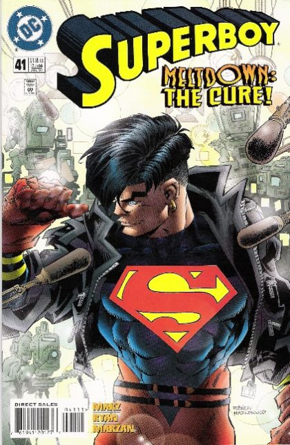 (Signed by RON MARZ) Superboy, Vol. 3 Meltdown, Part 5: The Cure! |  Issue#41A | Year:1997 | Series: Superboy | Pub: DC Comics | Direct Edition