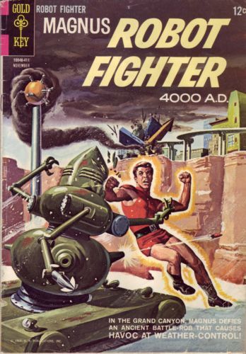 Magnus Robot Fighter 4000 A.D. (Gold Key) Havoc at Weather-Control |  Issue#8 | Year:1964 | Series: Magnus Robot Fighter | Pub: Western Publishing Co. |
