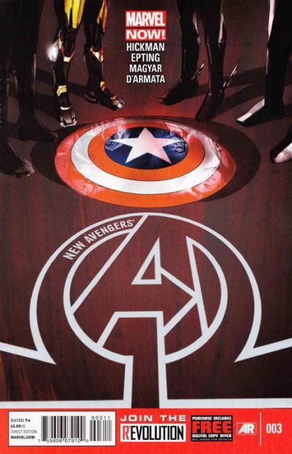 New Avengers, Vol. 3 "Infinity" |  Issue#3A | Year:2013 | Series: Avengers | Pub: Marvel Comics | Regular Jock Cover