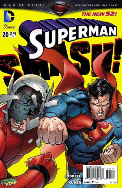 Superman, Vol. 3 Wham! |  Issue#20A | Year:2013 | Series: Superman | Pub: DC Comics | Direct Edition