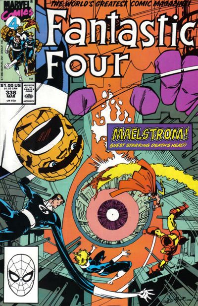 Fantastic Four, Vol. 1 Kangs For The Memories!!! or Guess Who's Coming To Dinner! |  Issue#338A | Year:1990 | Series: Fantastic Four | Pub: Marvel Comics | Direct Edition