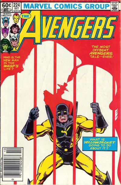The Avengers, Vol. 1 Two From the Heart |  Issue#224B | Year:1982 | Series: Avengers | Pub: Marvel Comics | Newsstand Edition