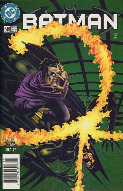 Batman, Vol. 1 The Penguin Returns, Part 1: Burning Faces |  Issue#548B | Year:1997 | Series: Batman | Pub: DC Comics | Newsstand Edition