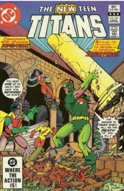 The New Teen Titans, Vol. 1 A Pretty Girl Is Like A...Maladi |  Issue#18A | Year:1982 | Series: Teen Titans | Pub: DC Comics | Direct Edition