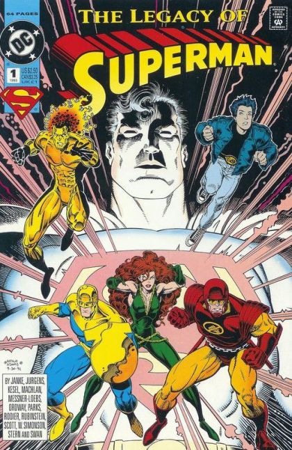 The Legacy of Superman The Guardians of Metropolis, Sister Act, Gangbuster of Suicide Slum, Funeral Pyres, Vanishing Point |  Issue#1A | Year:1993 | Series:  | Pub: DC Comics |